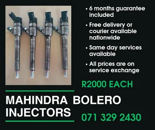 Mahindra Bolero Diesel Injectors For Sale With Warranty On