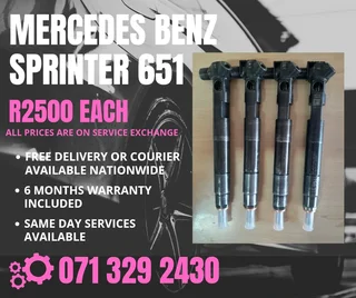 Mercedes Benz Sprinter 651 Injectors For Sale With Warranty