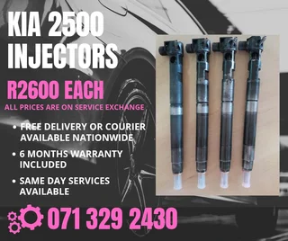 Kia 2500 Injectors For Sale With Warranty
