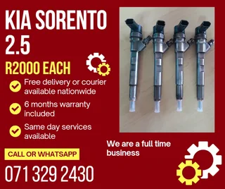 Kia Sorento 2.5 Diesel Injectors For Sale With Warranty