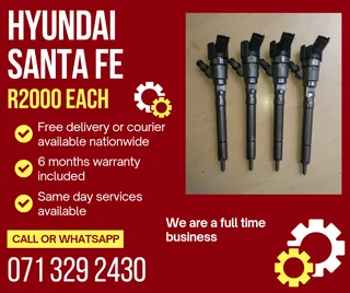 Hyundai Santa Fe Injectors For Sale With Warranty On