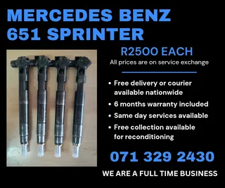 Mercedes Benz Sprinter 651 Diesel Injectors For Sale With Warranty