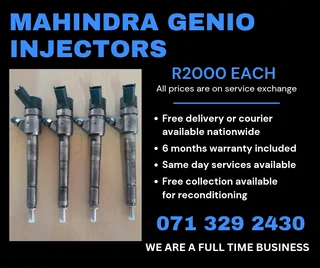 Mahindra Genio Diesel Injectors For Sale With Warranty