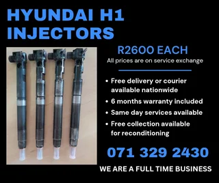 Hyundai H1 Injectors For Sale With Warranty On