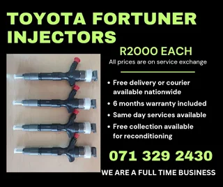 Toyota Fortuner Diesel Injectors For Sale With Warranty