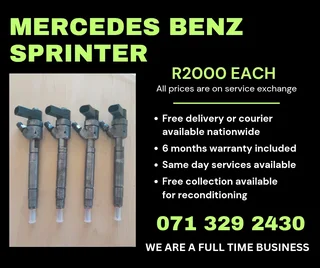 Mercedes Benz Sprinter Injectors For Sale With Warranty