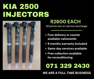 Kia 2500 Injectors For Sale With Warranty On