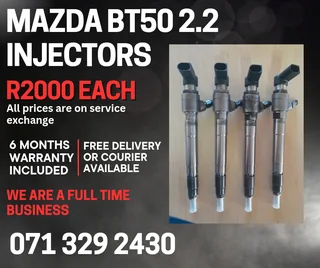 Mazda Bt50 2.2 Diesel Injectors For Sale With Warranty