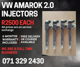 Vw Amarok 2.0 Diesel Injectors For Sale With Warranty