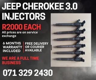 Jeep Grand Cherokee 3.0 Injectors For Sale With Warranty