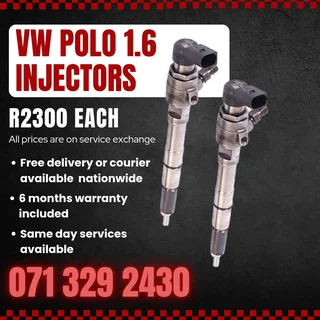 Vw Polo 1.6 Diesel Injectors For Sale With Warranty