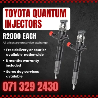 Toyota Quantum Diesel Injectors For Sale With Warranty