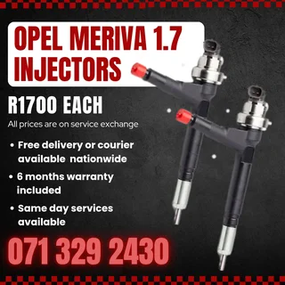 Opel Meriva 1.7 Injectors For Sale With Warranty