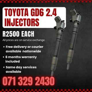 Toyota Gd6 2.4 Injectors For Sale With Warranty