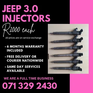 Jeep 3.0 Injectors For Sale With Warranty On
