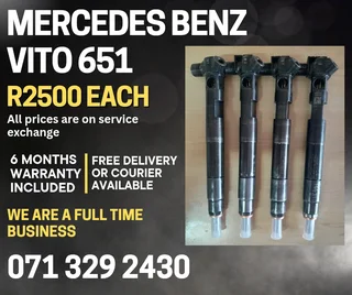 Mercedes Benz Vito 651 Diesel Injectors For Sale With Warranty