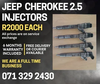 Jeep Cherokee 2.5 Diesel Injectors For Sale With Warranty