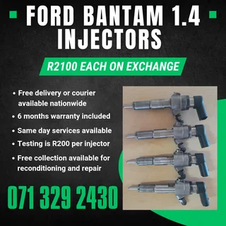 Ford Bantam 1.4 Diesel Injectors For Sale With Warranty