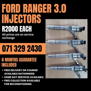 Ford Ranger 3.0 Diesel Injectors For Sale With Warranty