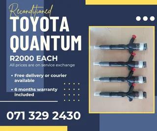 Toyota Quantum Diesel Injectors For Sale With Warranty