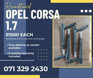 Opel Corsa 1.7 Injectors For Sale With Warranty