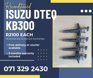 Isuzu Dteq Kb300 Diesel Injectors For Sale With Warranty