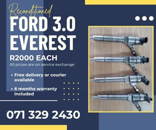 Ford Everest 3.0 Diesel Injectors For Sale With Warranty
