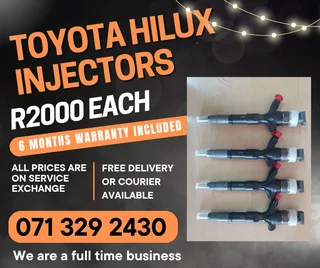 Toyota Hilux Diesel Injectors For Sale With Warranty