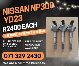 Nissan Np300 Yd23 Injectors For Sale With Warranty