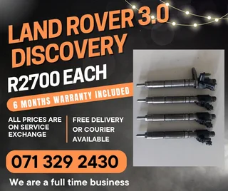 Land Rover Discovery 3.0 Injectors For Sale With Warranty