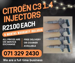 Citroën C3 1.4 Diesel Injectors For Sale With Warranty