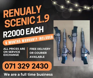 Renualt Scenic 1.9 Injectors For Sale With Warranty