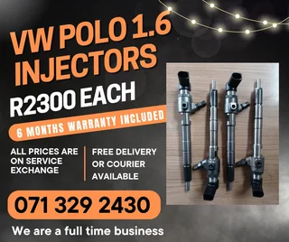 Vw Polo 1.6 Diesel Injectors For Sale With Warranty