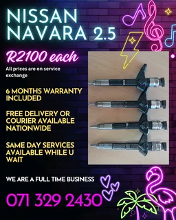 Nissan Navara 2.5 Injectors For Sale With Warranty
