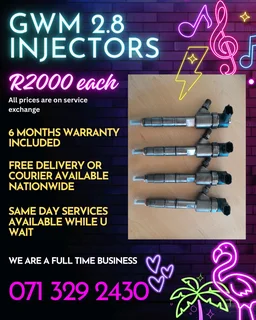 Gwm 2.8 Injectors For Sale With Warranty