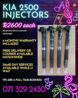Kia 2500 Injectors For Sale With Warranty