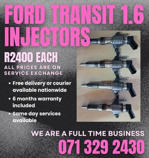 Ford Transit 1.6 Injectors For Sale With Warranty On