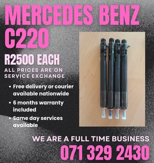 Mercedes Benz C220 Diesel Injectors For Sale With Warranty