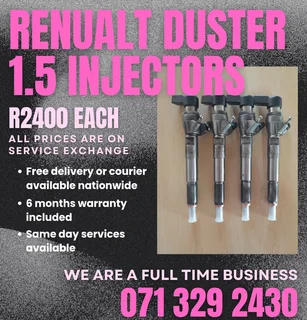 Renualt Duster 1.5 Diesel Injectors For Sale With Warranty