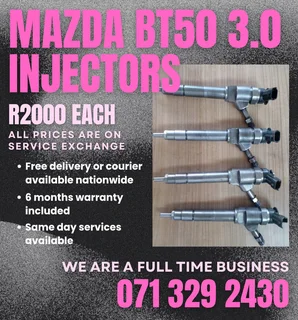 Mazda Bt50 3.0 Diesel Injectors For Sale With Warranty
