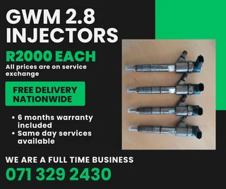 Gwm 2.8 Injectors For Sale With Warranty