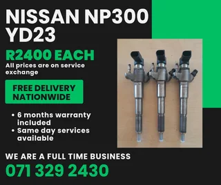 Nissan Np300 Yd23 Injectors For Sale With Warranty