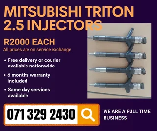 Mitsubishi Triton 2.5 Injectors For Sale With Warranty