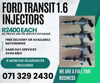 Ford Transit 1.6 Injectors For Sale With Warranty