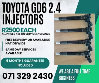 Toyota Gd6 Injectors For Sale With Warranty On