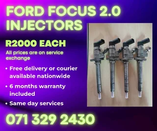 Ford Focus 2.0 Injectors For Sale With Warranty On