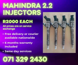 Mahindra 2.2 Injectors For Sale With Warranty On