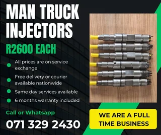 MAN TRUCK DIESEL INJECTORS FOR SALE WITH WARRANTY
