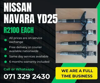 Nissan Navara Yd25 Injectors For Sale With Warranty