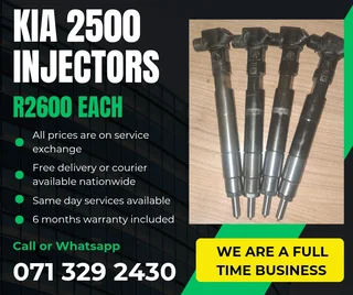 Kia 2500 Injectors For Sale With Warranty On